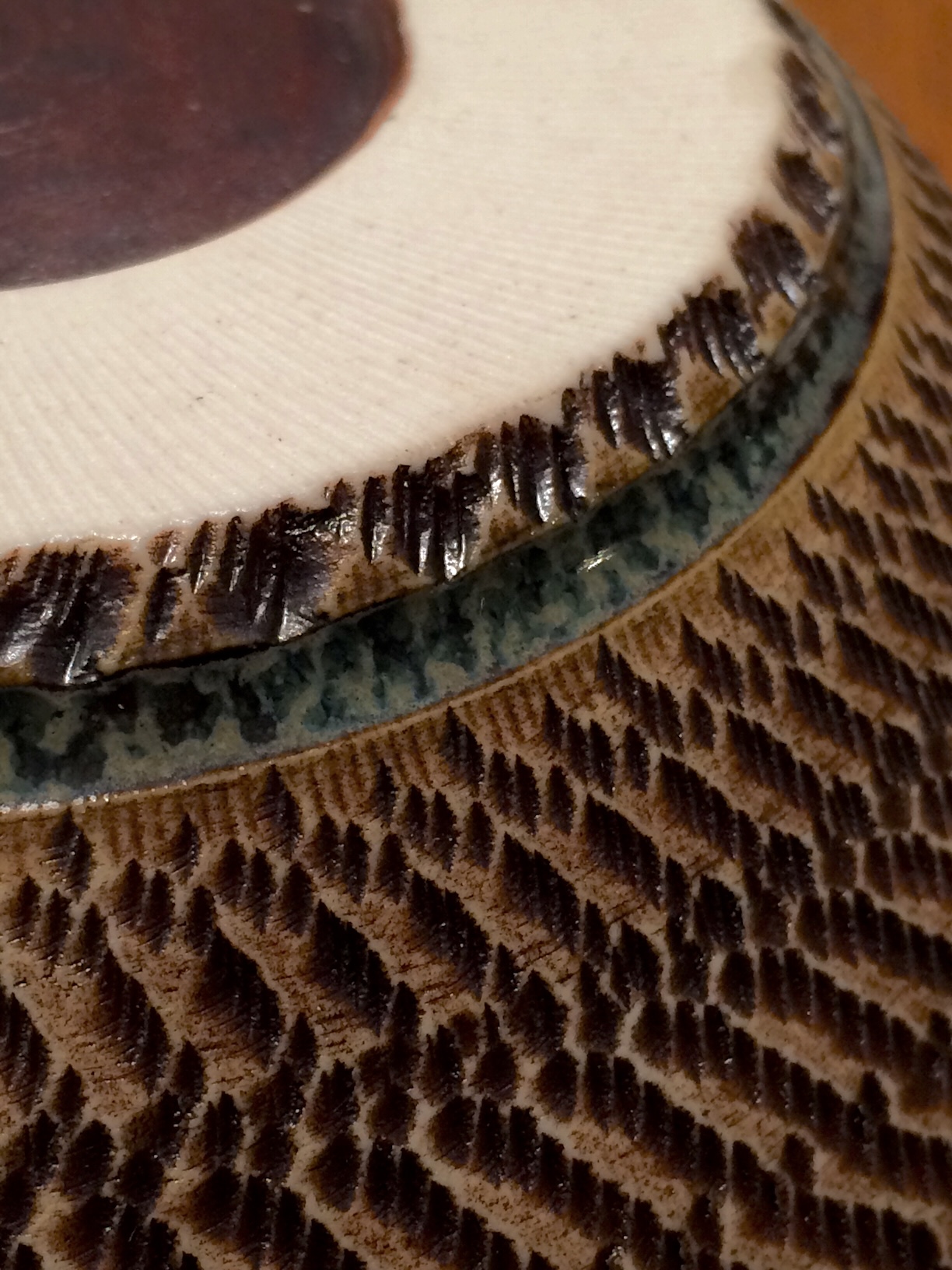 Pottery texture detail